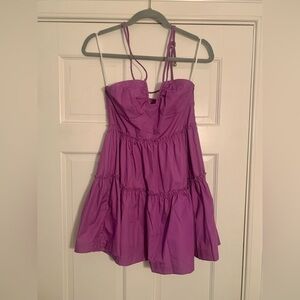 SHEIN Vibrant Purple halter dress